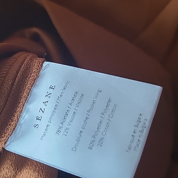 Nwt! Sezane Georges trouser caramel - Picture 8 of 8
